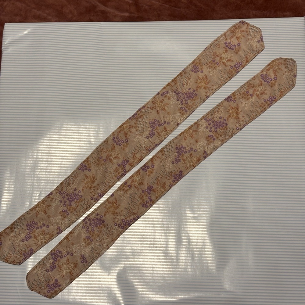 Floral Patterned Women's Purse Scarf Tie On